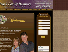Tablet Screenshot of houshdentistry.com